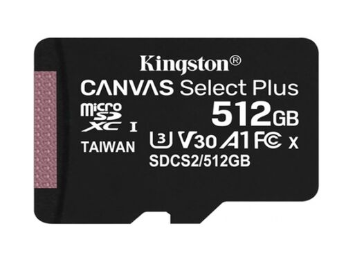 MEMORIJE KARTICE KINGSTON SDCS2/512GB/MICROSD/512GB/CLASS U3/100MB/S-85MB/S+ADAPTER